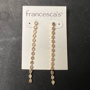 Francesca’s Knife Cut Circle Earrings